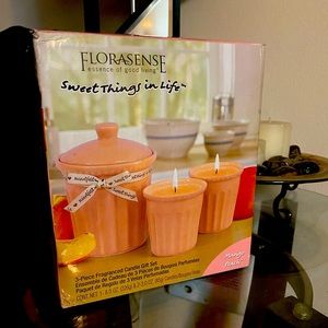 Peach Mango Candle Set | New
